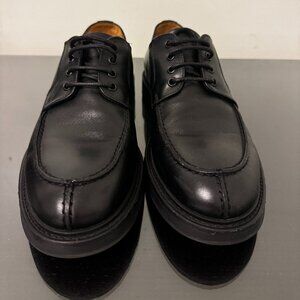 Bruno Magli Tyler Split Toe Oxford Black Leather Dress Shoes 10 M ( 43) Italy